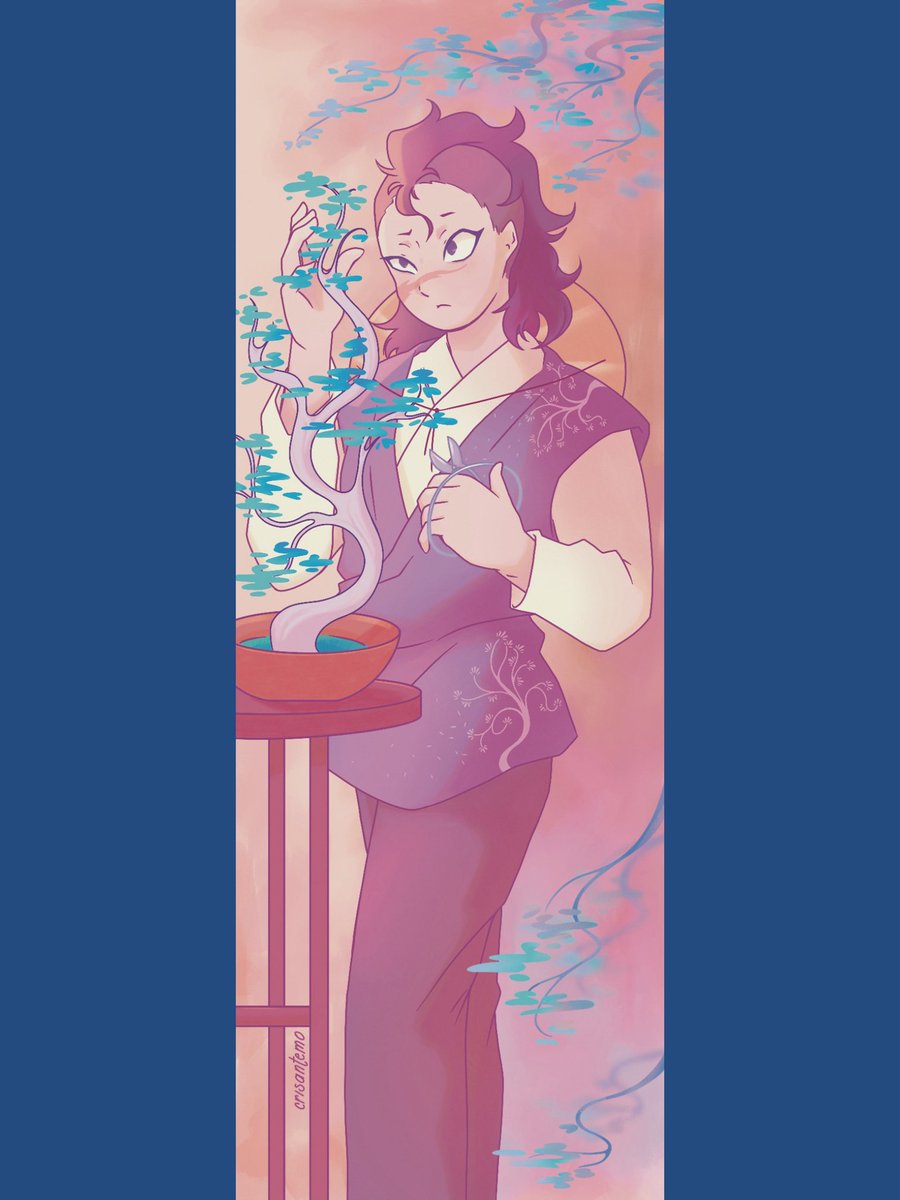 Here’s the bookmark design I made for the <a href="/genyazine/">Bite Me! Completed</a> 
Happy birthday, my precious gardener 🥹💜

#不死川玄弥生誕祭2024
#不死川玄弥誕生祭2024