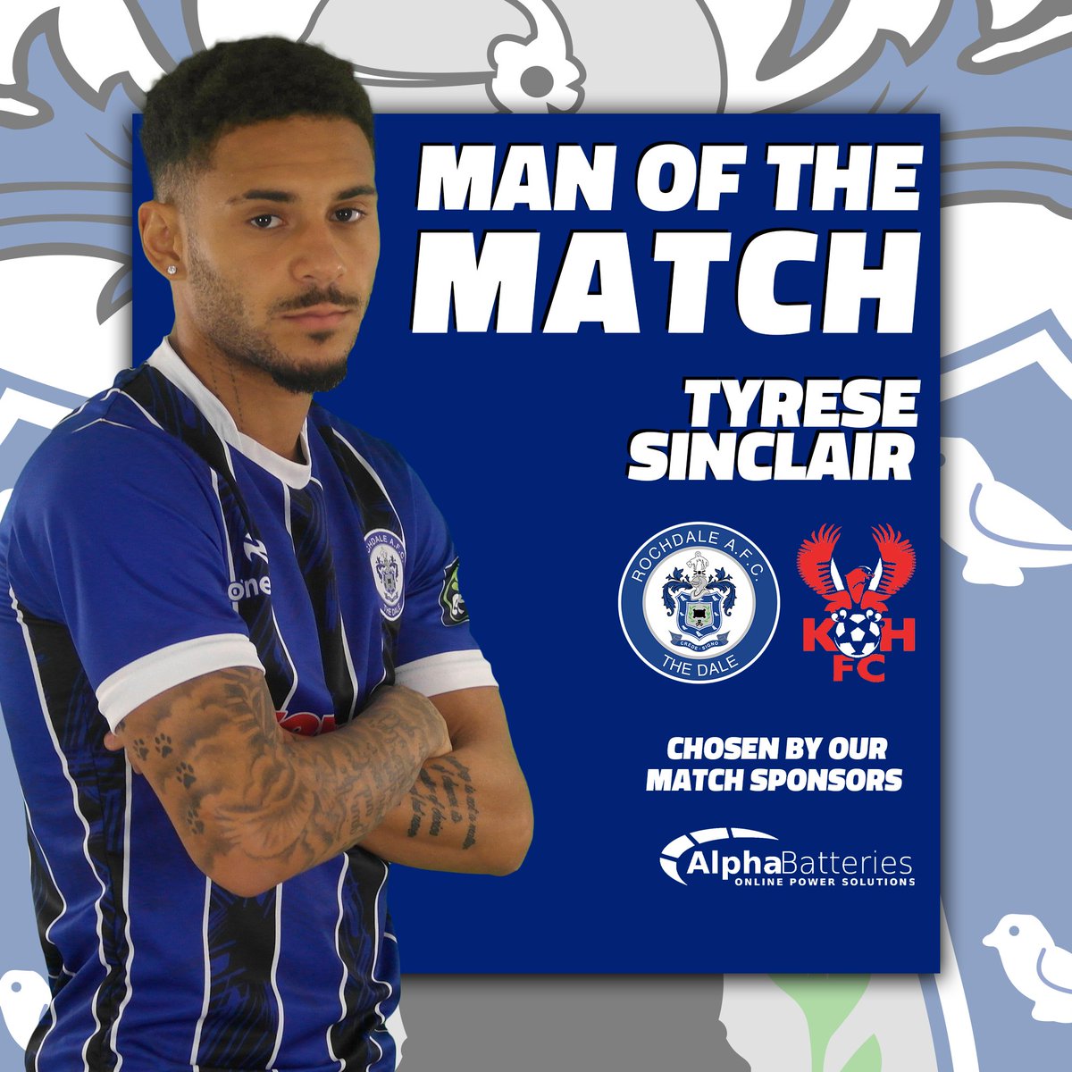 officiallydale's tweet photo. A goal and the MOTM award 🍾👏

@ty_sinclair27 | #RAFC https://t.co/yxkZnkAugq