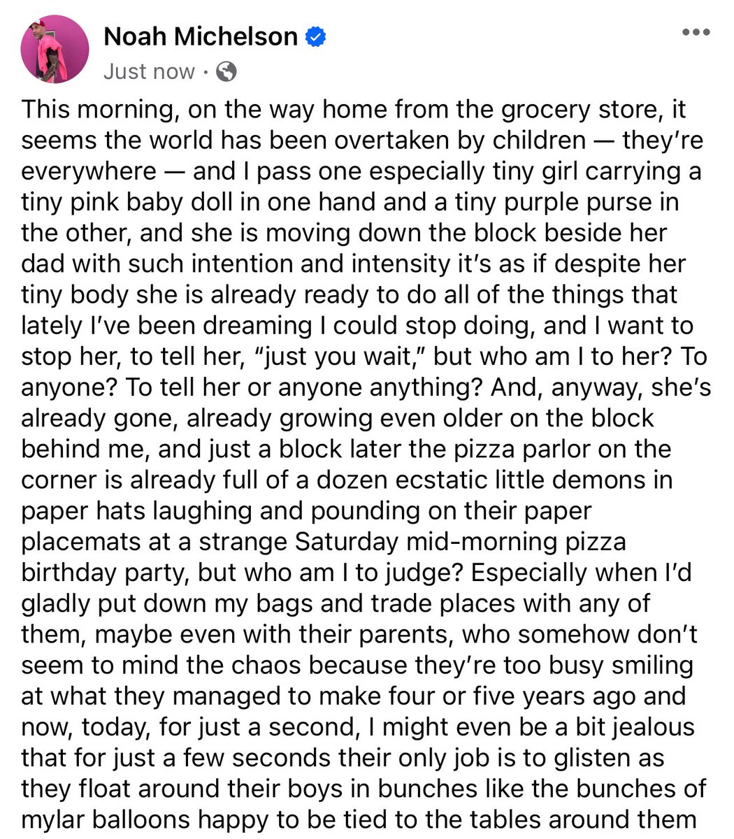 A Saturday morning in January