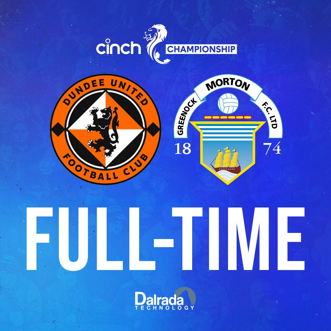 FULL-TIME: Dundee United 2-3 Greenock Morton

What a feeling, what a win!!!