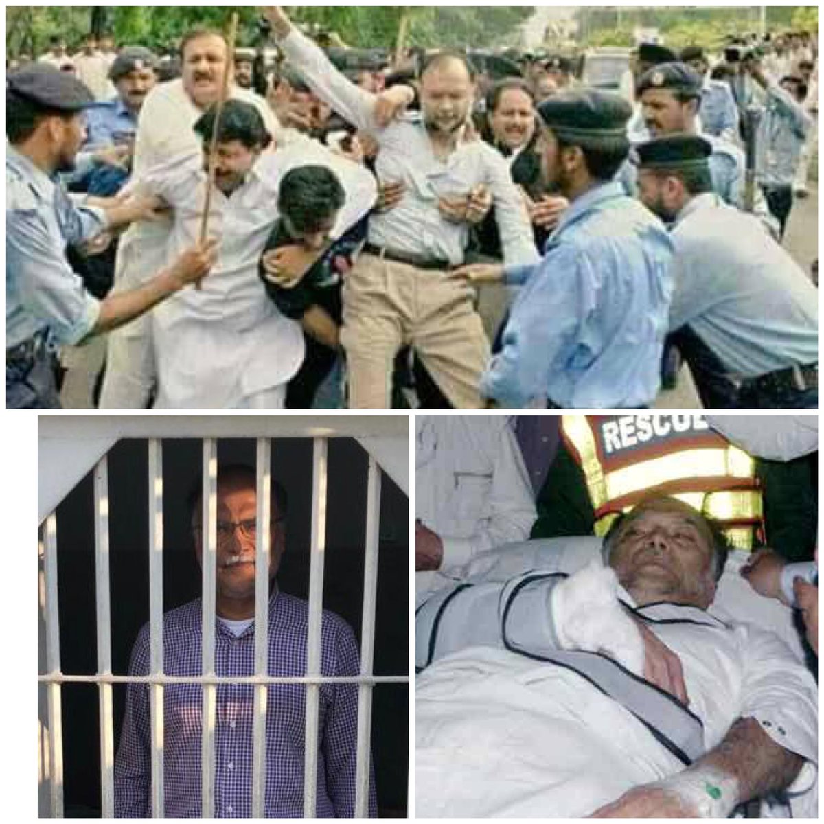 مشرف کی آمریت کا مقابلہ کیا، 
نفرت اور سازش کی گولی کھائی، 
جھوٹی قید کاٹی،
مگر پارٹی چھوڑی نہ لیڈر بدلا،
کیونکہ لیڈر نواز شریف اور
پارٹی پاکستان کی خالق مسلم لیگ۔