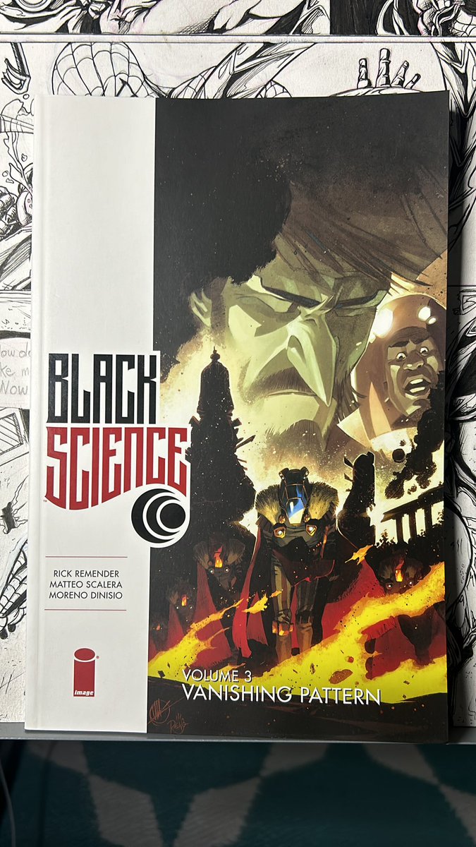 SeclusionStudio's tweet photo. @Jollygreen2854 I’m a big @ScaleraMatteo fan so I got #blackscience yesterday. Soon as I have time in between my own #comics I’m looking forward to reading this . https://t.co/7Gahcbxfz1
