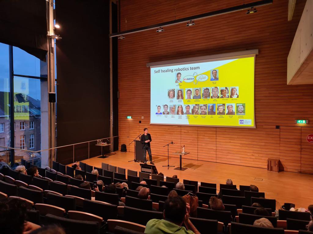 SMARTitn (@smartitn) on Twitter photo Our coordinator <a href="/BramVDBorght/">Bram Vanderborght</a> explained the role of SMART training network in smart materials for soft robots during opening event Belgium for eu presidency #zieonsdoen Our coordinator <a href="/BramVDBorght/">Bram Vanderborght</a> explained the role of SMART training network in smart materials for soft robots during opening event Belgium for eu presidency #zieonsdoen