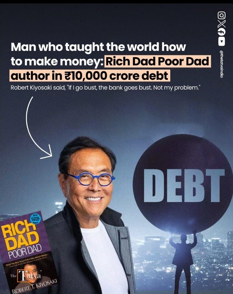 viralkamdarus's tweet image. બીજું બધું તો માય ગયું...

આણે બેંક ની તો મા પયણી... બેંક ના ભરોસે હાલવા ને એમાં FD વાળા ની જધી નાંખી...

#readbook #RobertKiyosaki 😂🤣😂

અદાણી ને અંબાણી... આમ ના થવાય...