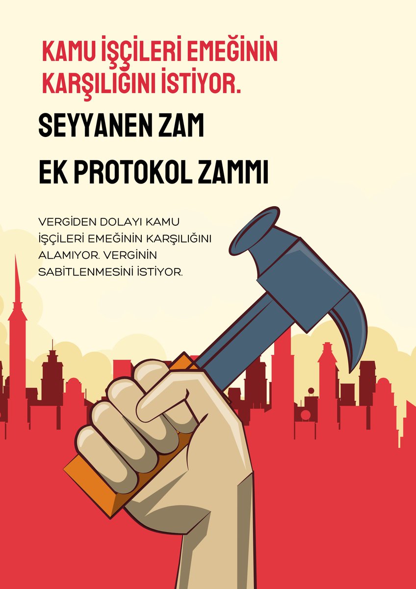 #SeyyanenZam
#kamuiscilerizamistiyor 
#ekprotokol 
#VergideAdalet
#kamuiscisimagdur
<a href="/turkiskonf/">TÜRK-İŞ</a> 
<a href="/hakiskonf/">HAKİŞ KONFEDERASYONU</a>