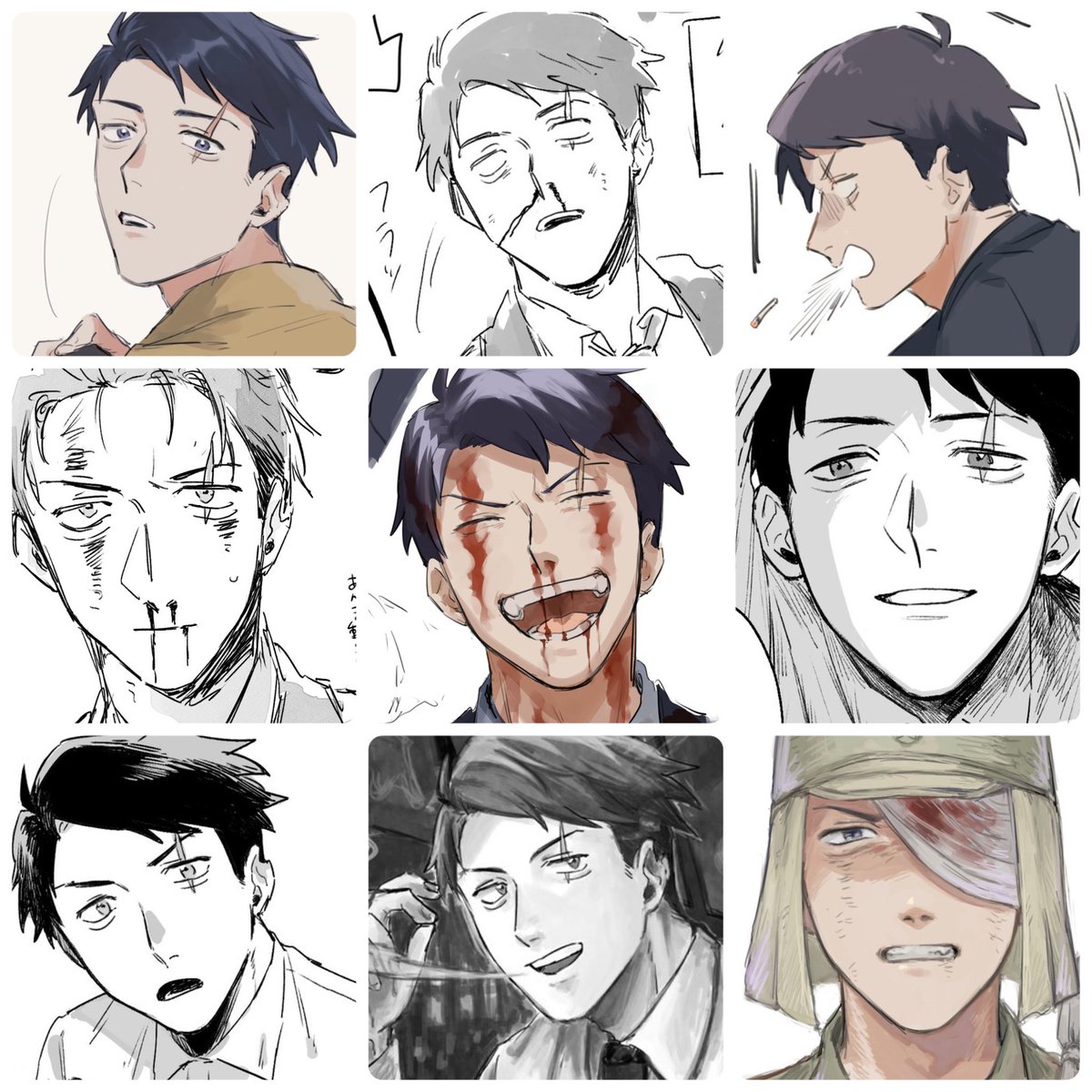 #繋がらなくていいから俺の水木を見てくれ
漫画とか落描きばっかだからお気に入りのコマとか入れたけど!
正直に言うと💧の白目大好きです 