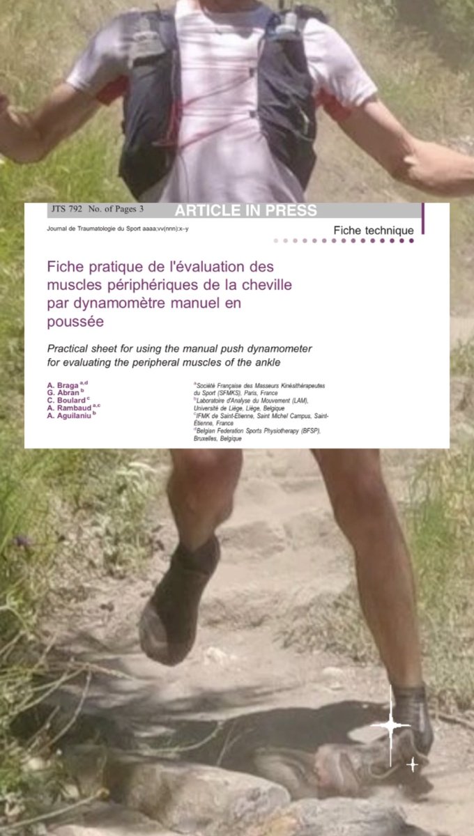 Andréa Braga (@abragaperf) on Twitter photo 🚨 Here is an article 🗞️ co-written with <a href="/abran_guillaume/">Guillaume Abran</a> , Clément Boulard, <a href="/AJM_Rambaud/">Alexandre Rambaud PT PhD 🇫🇷</a> and @AguilaniuAude to improve your strength assessments of the peripheral ankle muscles 🦶🏻
authors.elsevier.com/a/1iN7b,HMC18B…
@sfmksofficiel 🇫🇷
<a href="/BFSP_sportkine/">BFSP Belgian Federation of Sports Physiotherapy</a> 🇧🇪
#ankle #strength #HHD 🚨 Here is an article 🗞️ co-written with <a href="/abran_guillaume/">Guillaume Abran</a> , Clément Boulard, <a href="/AJM_Rambaud/">Alexandre Rambaud PT PhD 🇫🇷</a> and @AguilaniuAude to improve your strength assessments of the peripheral ankle muscles 🦶🏻
authors.elsevier.com/a/1iN7b,HMC18B…
@sfmksofficiel 🇫🇷
<a href="/BFSP_sportkine/">BFSP Belgian Federation of Sports Physiotherapy</a> 🇧🇪
#ankle #strength #HHD