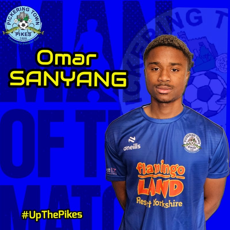 Pikes Player of the match today is 2 goal hero <a href="/omarsanyang39/">Omar Sanyang</a>
