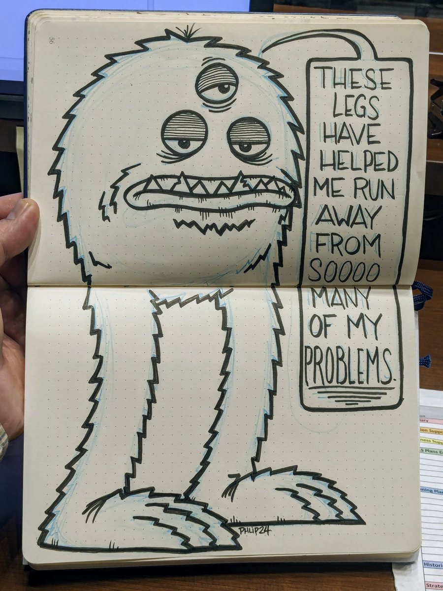 ElBorrachon13's tweet photo. #phlip #Doodling #independentartist #fortworthartist #chicanoartist #panthercityart #inkdrawing #tombowfudenosuke #sketchbook #makegoodart #makemoreart #carandache #monster #mentalhealth #feelings #arttherapy #emotions #copingmechanism #unhealthy #avoidingproblems #runningaway https://t.co/jd6S14gie0
