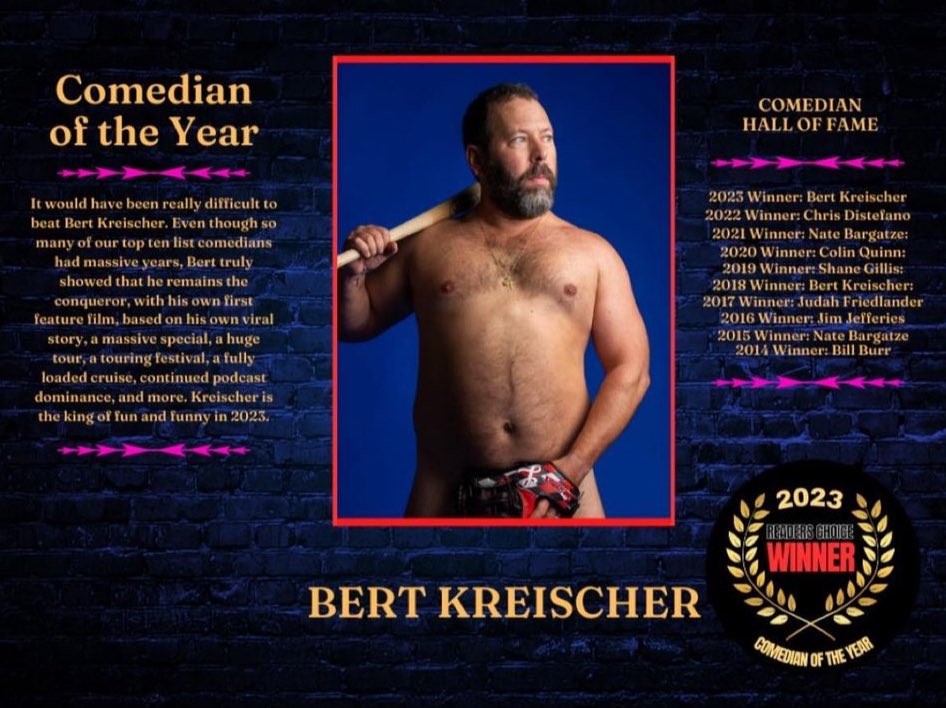 bert kreischer tweet media