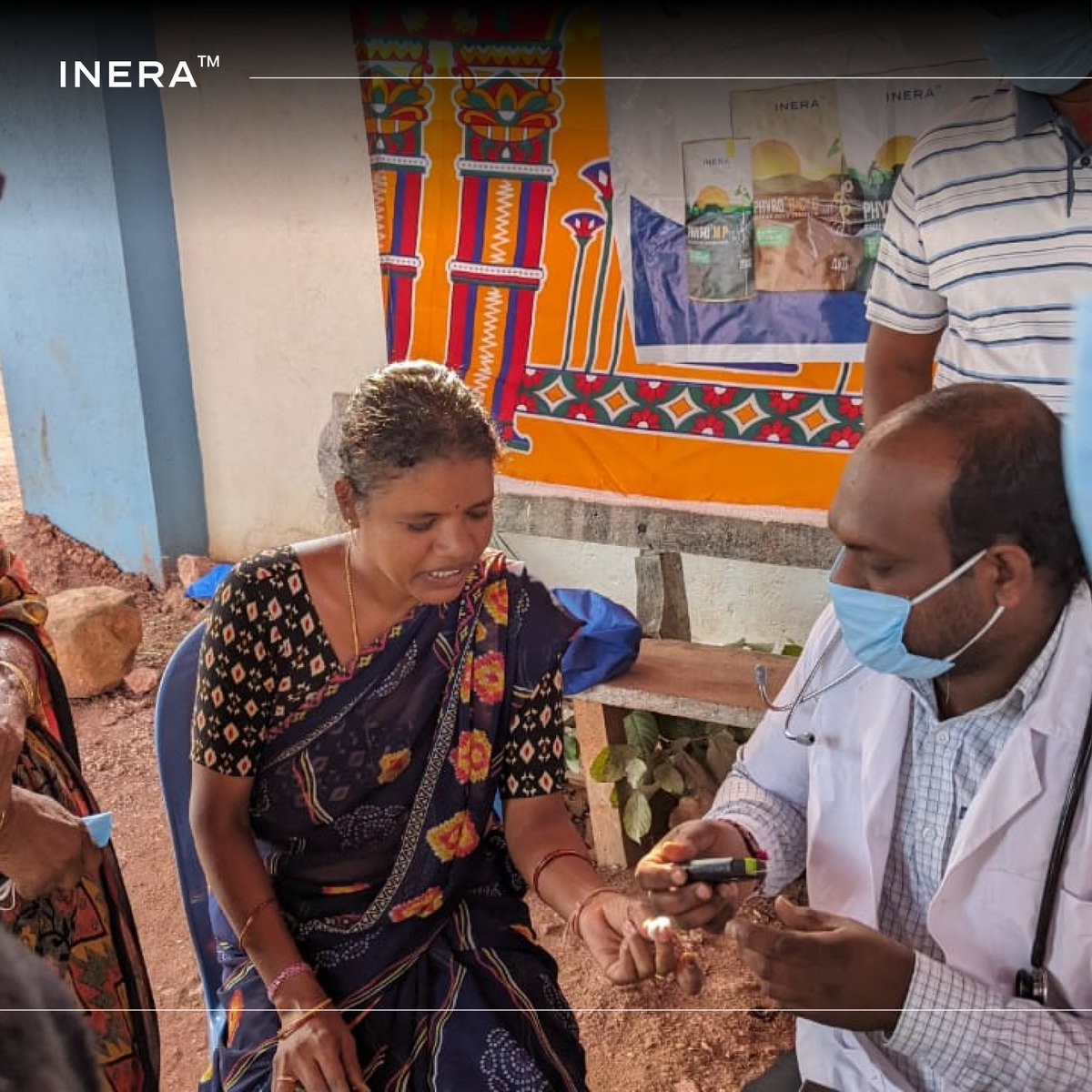 Inera_ag's tweet photo. We are pleased to share about our free medical camp in Adavi Rangapuram village in Telangana. With the support of the village president, Mr. Vijender Reddy Garu, we were able to offer farmers critical health checks and medication to regulate chronic conditions. https://t.co/kZ3975RH8v
