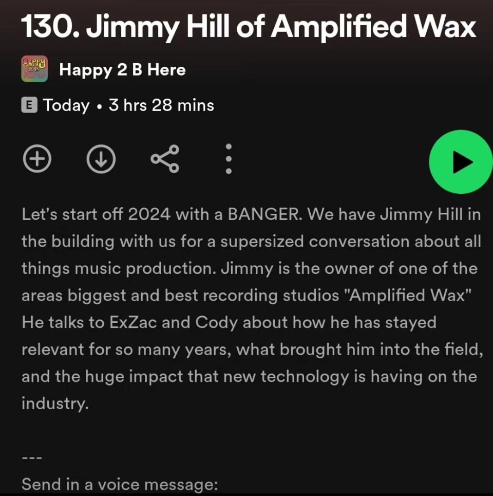 Episode 130 w/ Jimmy from @AmplifiedWax is out now on all platforms! youtu.be/iRSj7V_qN3w?si…