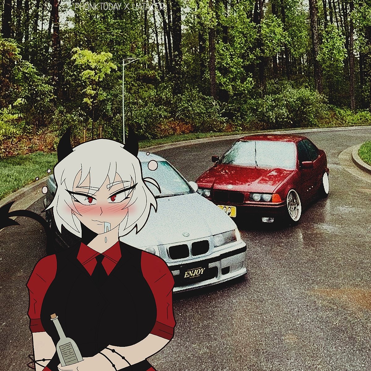 v_krush's tweet photo. 🤨❤️🔥
Cooperation with @Helltaker_UA
#Helltaker #HelltakerArt #MalinaHelltaker #photoshop #collage #BMW #anime https://t.co/0JBtNx9xej