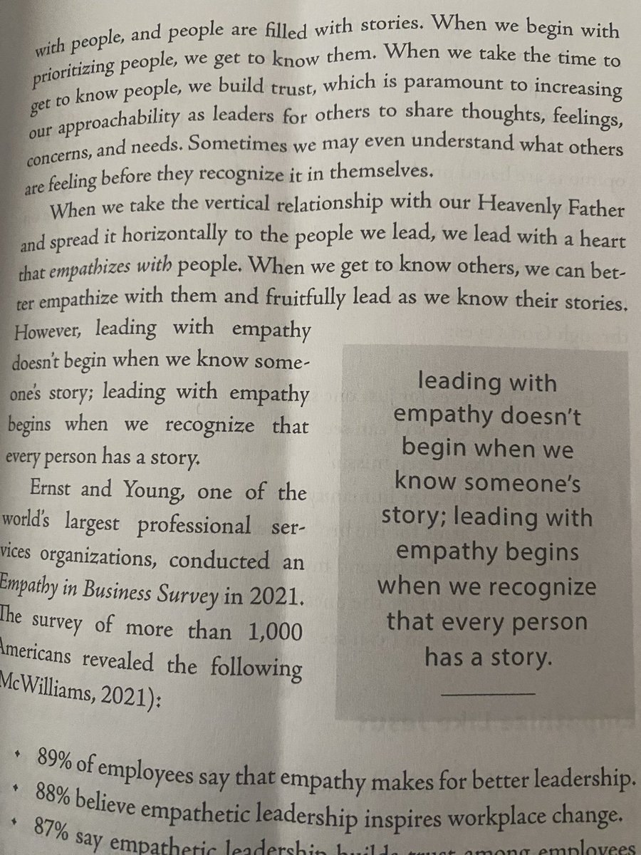When our vertical relationship with the Father is spread horizontally with those we lead, our heart is in right standing to lead with empathy- empathy is a top quality of an effective leader.  
@ZBauermaster #leadwithpeople
