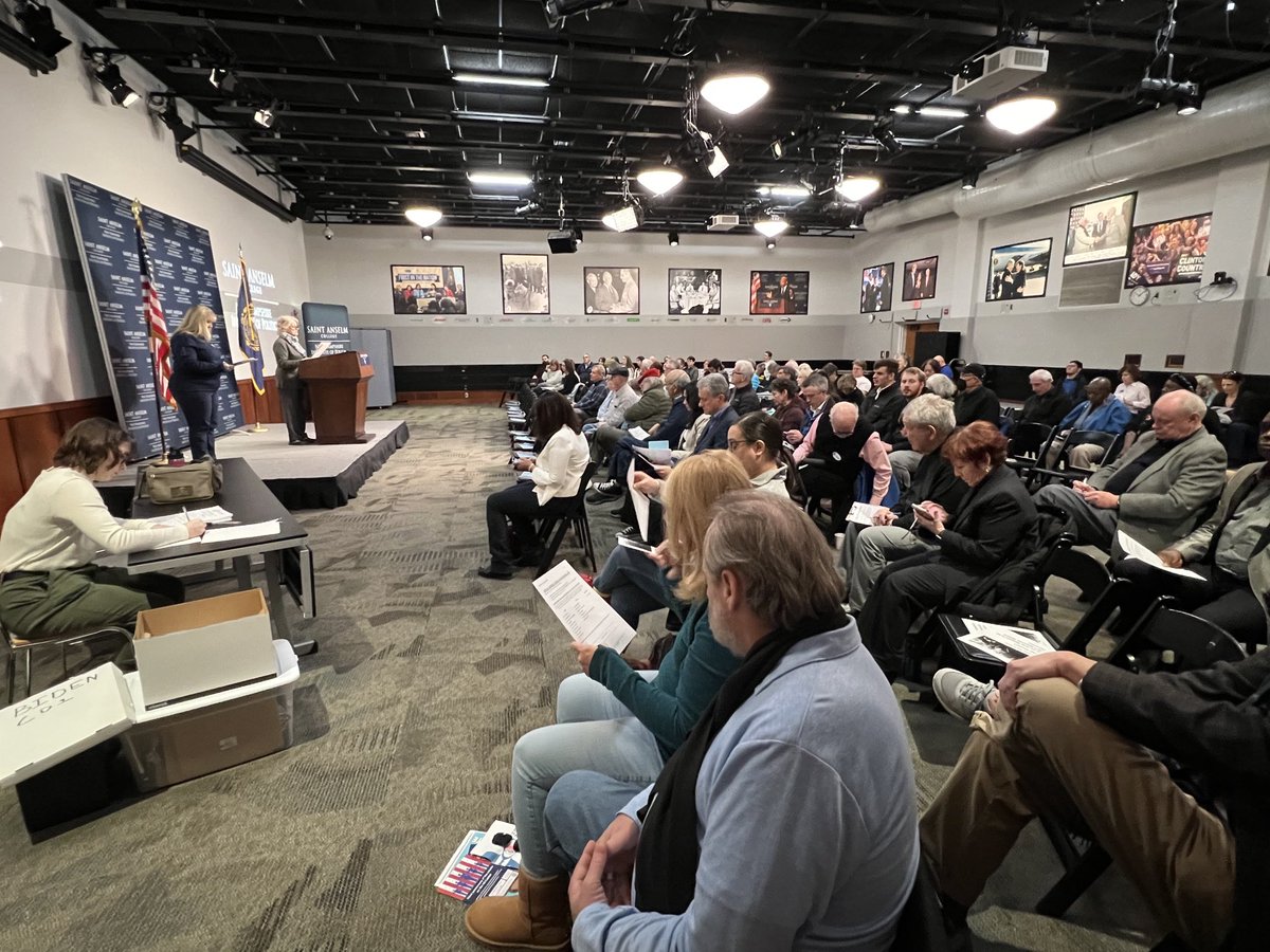 .⁦<a href="/maura_healey/">Maura Healey</a>⁩ wraps up her second #nhpolitics stop of the day. This time firing up #writeinbiden supporters in Manchester