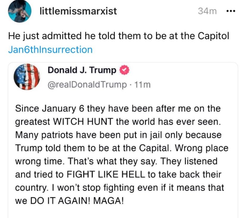 AnnieForTruth's tweet image. Trump incited the insurrection. 😡 #NeverForgetJ6