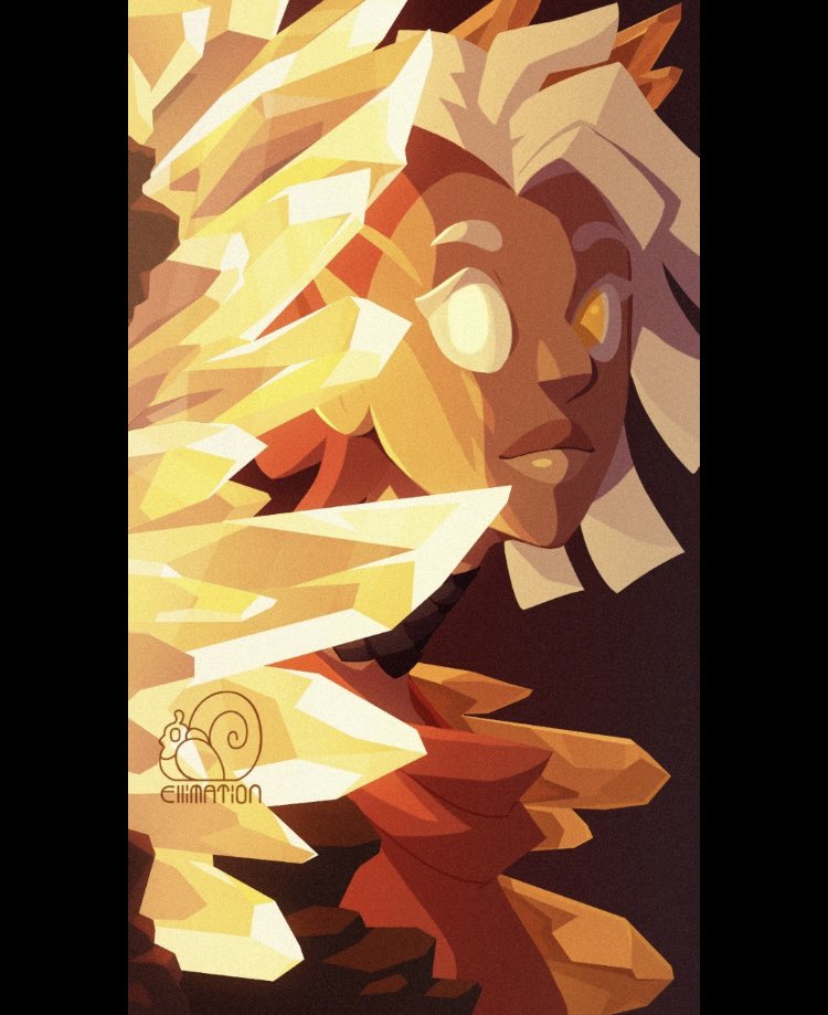 The Golden Child ⭐️
I finished this illustration of Lif in yesterdays stream 💛 
#characterdesign #originalcharacter #illustration