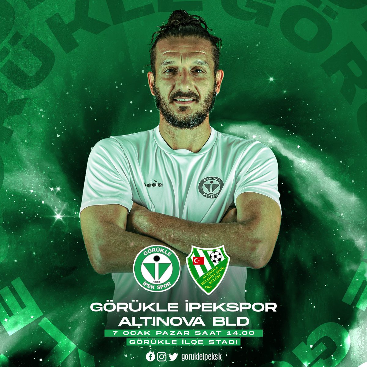 gorukleipeksk's tweet photo. Görükle’nin maçı var!

📍Görükle Stadı
📅 7 Ocak Pazar
🆚 Altınova Belediyespor 
🕕 14:00
⛅️ 11 https://t.co/KIz3lpuoEU
