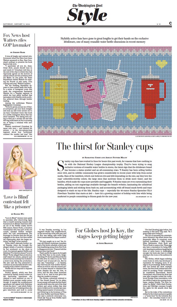Decades of new writers, editors and ideas for change, but still very much itself. Happy 55th birthday to <a href="/washingtonpost/">The Washington Post</a>'s Style section, which debuted on 1/6/69 and, remarkably, is still going at it. washingtonpost.com/style/