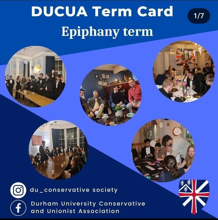 DU_Tories's tweet photo. DUCUA is delighted to Reveal its Term Card for Epihany 2024!

We have a great variety of events. There's bound to be an event for everyone's taste.

We hope to see you at our events soon https://t.co/B3fc0XKalf