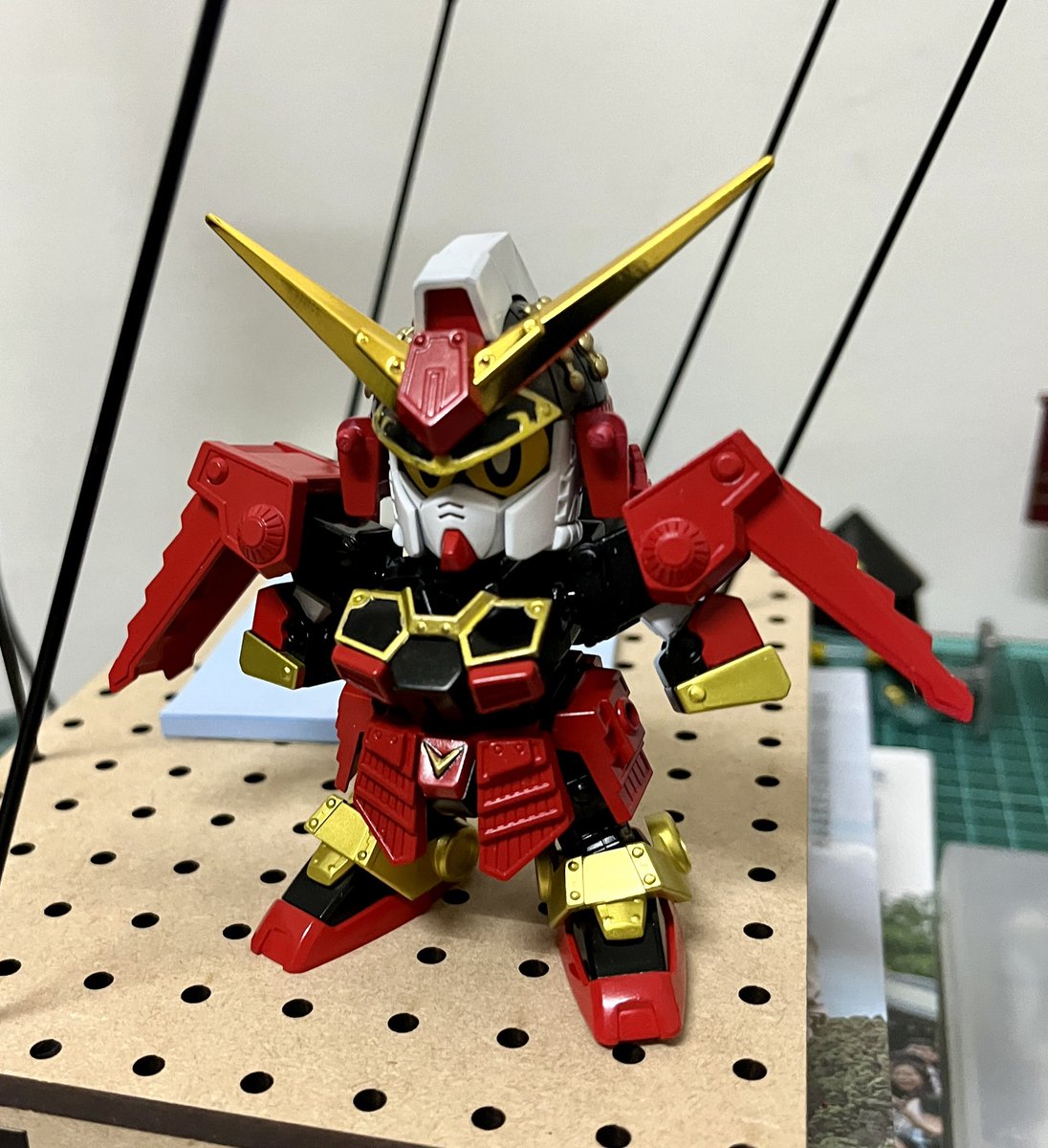 maxmis9's tweet image. 重新再做一支，武者頑馱無
#bb戰士 #SD鋼彈