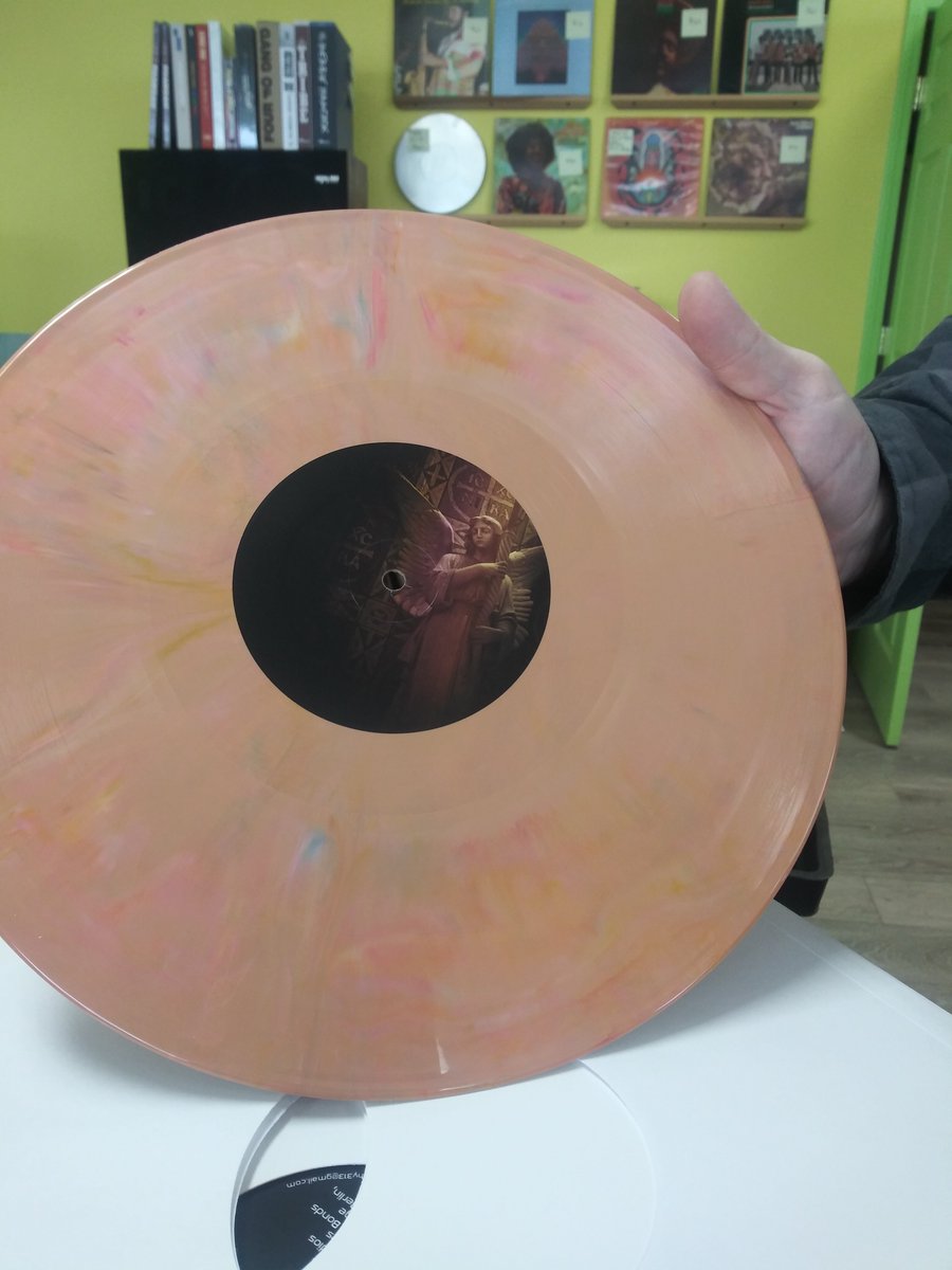 Butcher_313SMT's tweet photo. D.VICES-Strength is available at @hellorecords. Not too many Faygo Peach multi-colored vinyl copies are left. DM the record store for international shipping. #RWYS #RememberWhyYouStarted @dublab @YourMomsBerlin @CloneRecords @rushhourmusic @TresorBerlin https://t.co/DRISmCTTjc