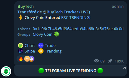 ClovyCoin's tweet photo. $CLOVY Is Now Trending! 🚀 🍀

CA: 0x1e96c7b46A5DF964aEDb94Fa68d3c5d76CeA0C0d