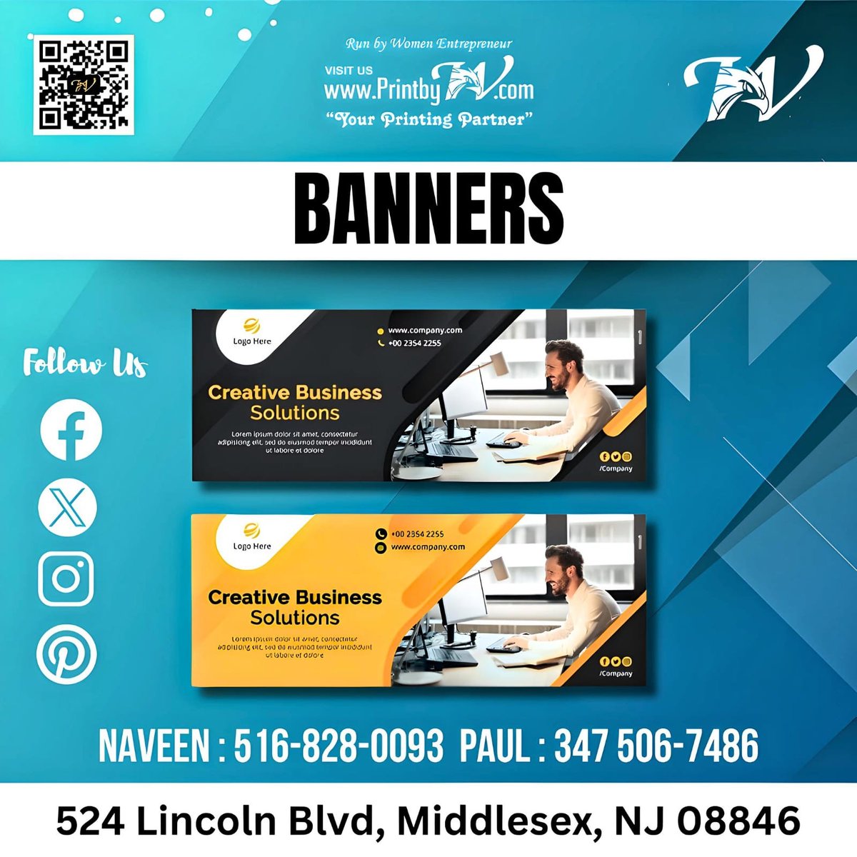 Unleash vibrant stories on our printed banners. Elevate your message with color and style. Stand out boldly! 📷 . printbyw.com . . Tags #PrintedMagic #ElevateYourBrand #Empoweryourbrand #BusinessCards #Flyers #essentials #printbyw #printandgraph #newyork #us