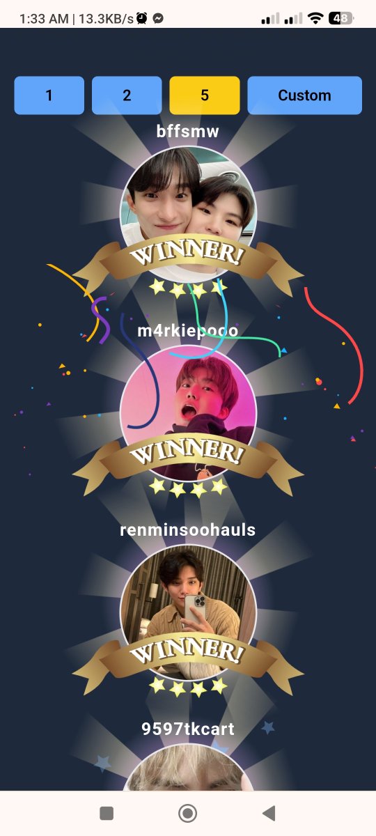 godryujinnie's tweet photo. WINNERS:
20 GCASH
• @bffsmw
• @m4rkiepoo
• @renminsoohauls
• @9597tkcart
• @snk_mssr
UNSEALED ALBUM
• @rosieechipmunk_

📩 Pls send DM until Jan 8 - 8pm, prizes will be void if not claimed until then https://t.co/yE1SumGG3x