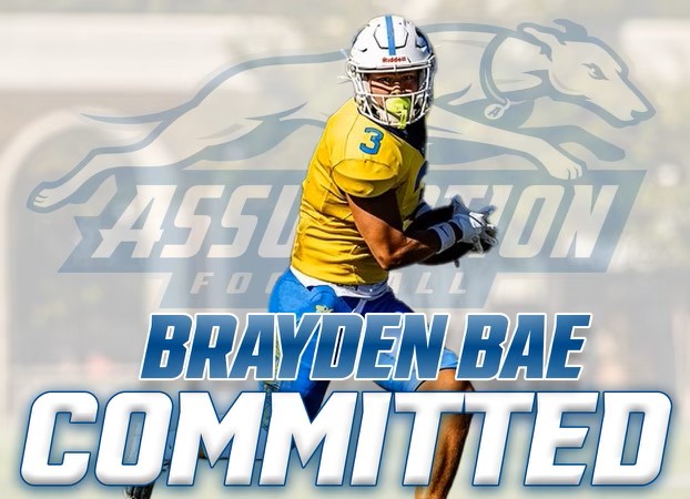 Brayden Bae "24" (@braydenbae23) on Twitter photo I am very excited to announce my commitment to Assumption University where I’ll be continuing my academic and athletic career! <a href="/AssumptionFB/">Assumption University Football</a> <a href="/Coach_Kessel20/">Nik Kessel</a> <a href="/CoachMcKenzie17/">Andy McKenzie</a> <a href="/CoachCalebKoval/">Caleb Koval</a>
<a href="/CollegiateMb/">Myrtle Beach Collegiate Post-Grad Academy</a> <a href="/MrNoOffseason/">Coach R. Williams</a> <a href="/Coach__Stone/">Russell Stone</a> I am very excited to announce my commitment to Assumption University where I’ll be continuing my academic and athletic career! <a href="/AssumptionFB/">Assumption University Football</a> <a href="/Coach_Kessel20/">Nik Kessel</a> <a href="/CoachMcKenzie17/">Andy McKenzie</a> <a href="/CoachCalebKoval/">Caleb Koval</a>
<a href="/CollegiateMb/">Myrtle Beach Collegiate Post-Grad Academy</a> <a href="/MrNoOffseason/">Coach R. Williams</a> <a href="/Coach__Stone/">Russell Stone</a>