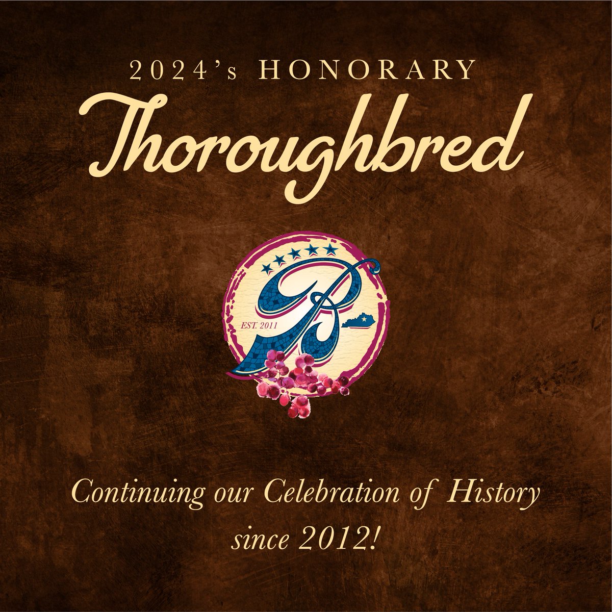 RunTheBluegrass's tweet image. Tomorrow at noon ET!

We're sharing with you the story of our 2024 Honorary Thoroughbred! (Which you might care about because he's going on the front of our Finisher Medals this May!)