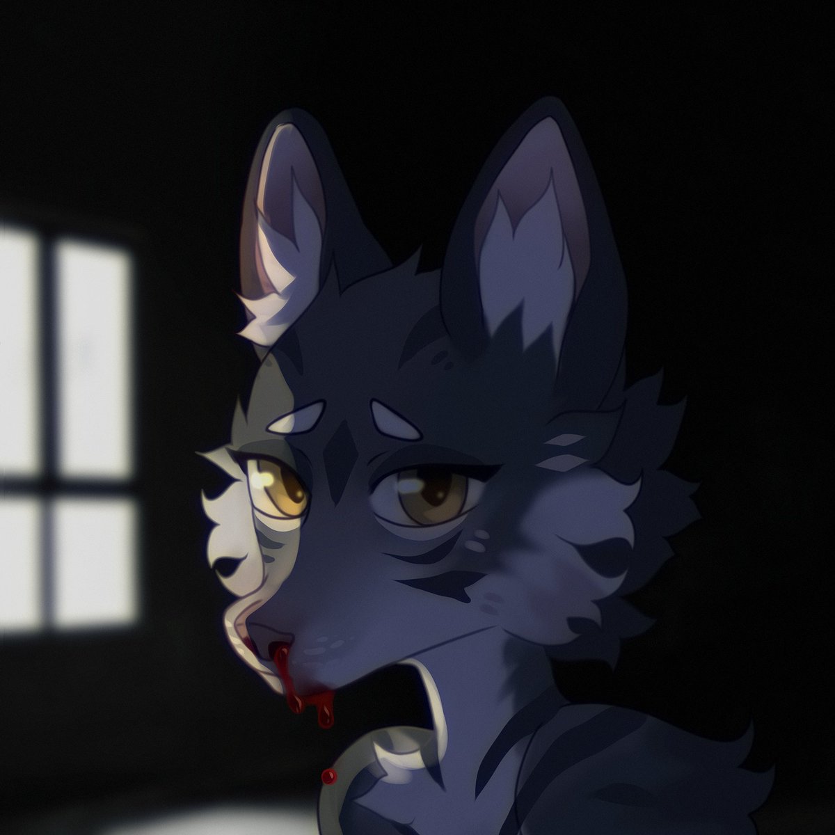 8m8nryu's tweet photo. CW: Bloody nose 👃🩸 ouchie

#furry #furryartwork #furrycommunity #furryfandom #furryartist https://t.co/H6tMz0zsmn