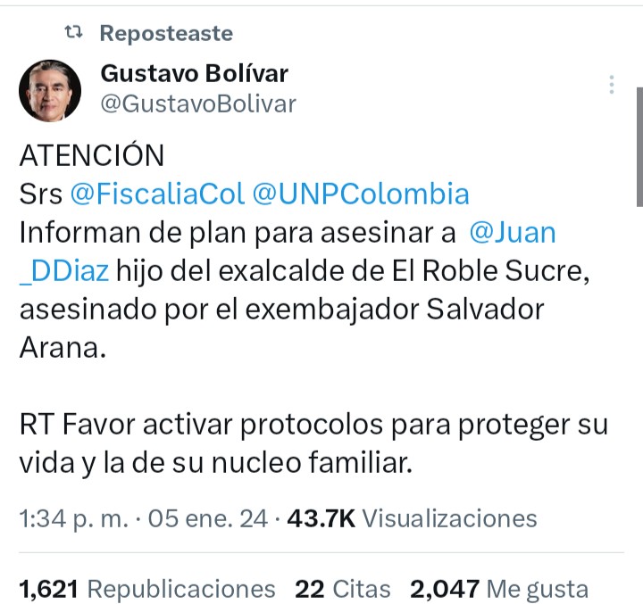 Juan_DDiaz's tweet photo. Enfrentar estructuras criminales me ha costado mucho:La vida de mi padre, atentados,exilio,persecución juridica. siguen queriéndome silenciar. Aún así sigo adelante por mis hijos y los de esta patria Grande, q no merecen tantas injusticias @Movicecol @Contravia @RobinsonDiazU https://t.co/gAPMwF66YF
