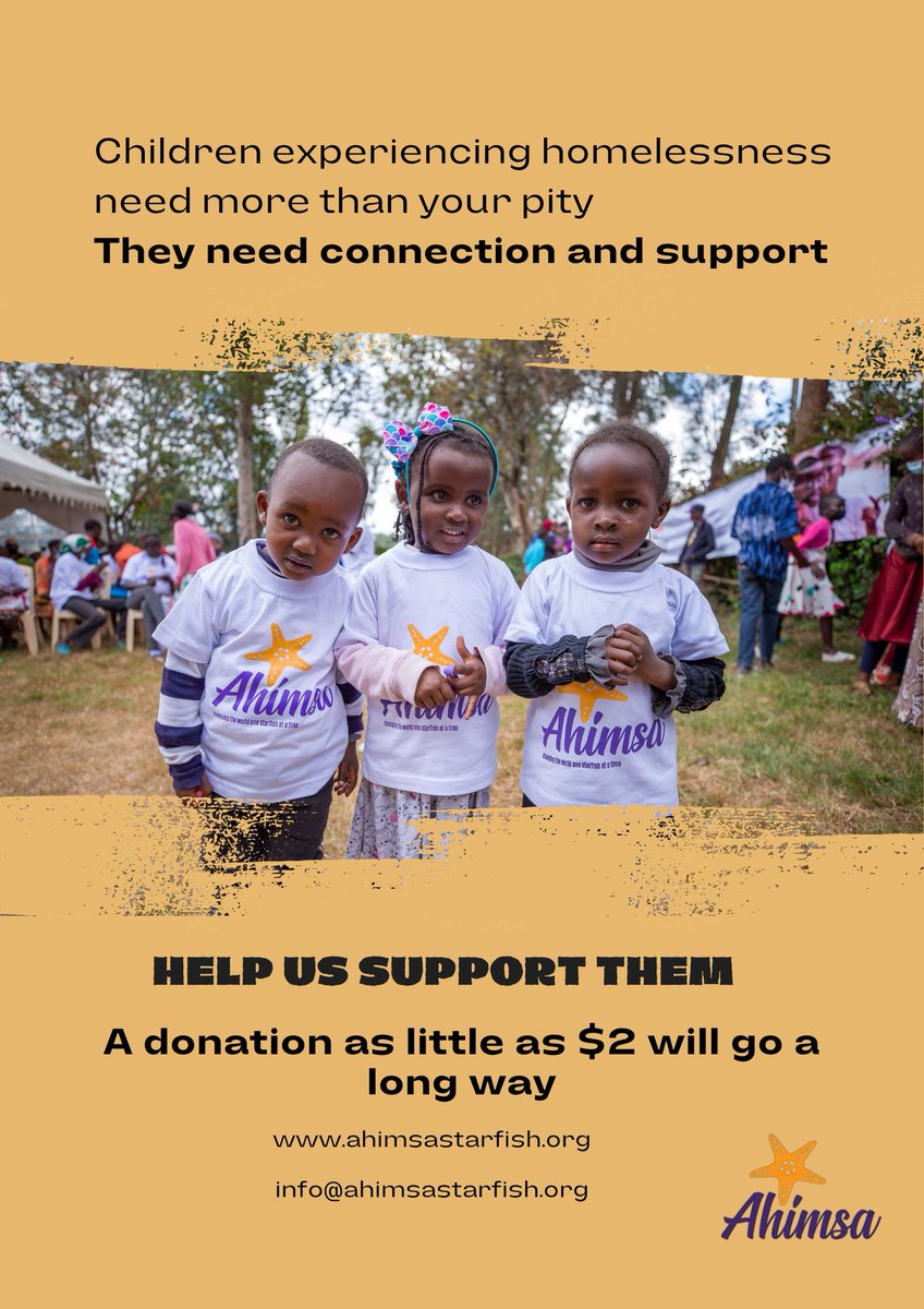 AhimsaStarfish's tweet photo. Small acts of kindness can change the world. Support needy children by donating, volunteering, or simply sharing this post. Every action counts! #hopeforthefuture #kindnessmatters #giveback https://t.co/IBGOD8e9Hl