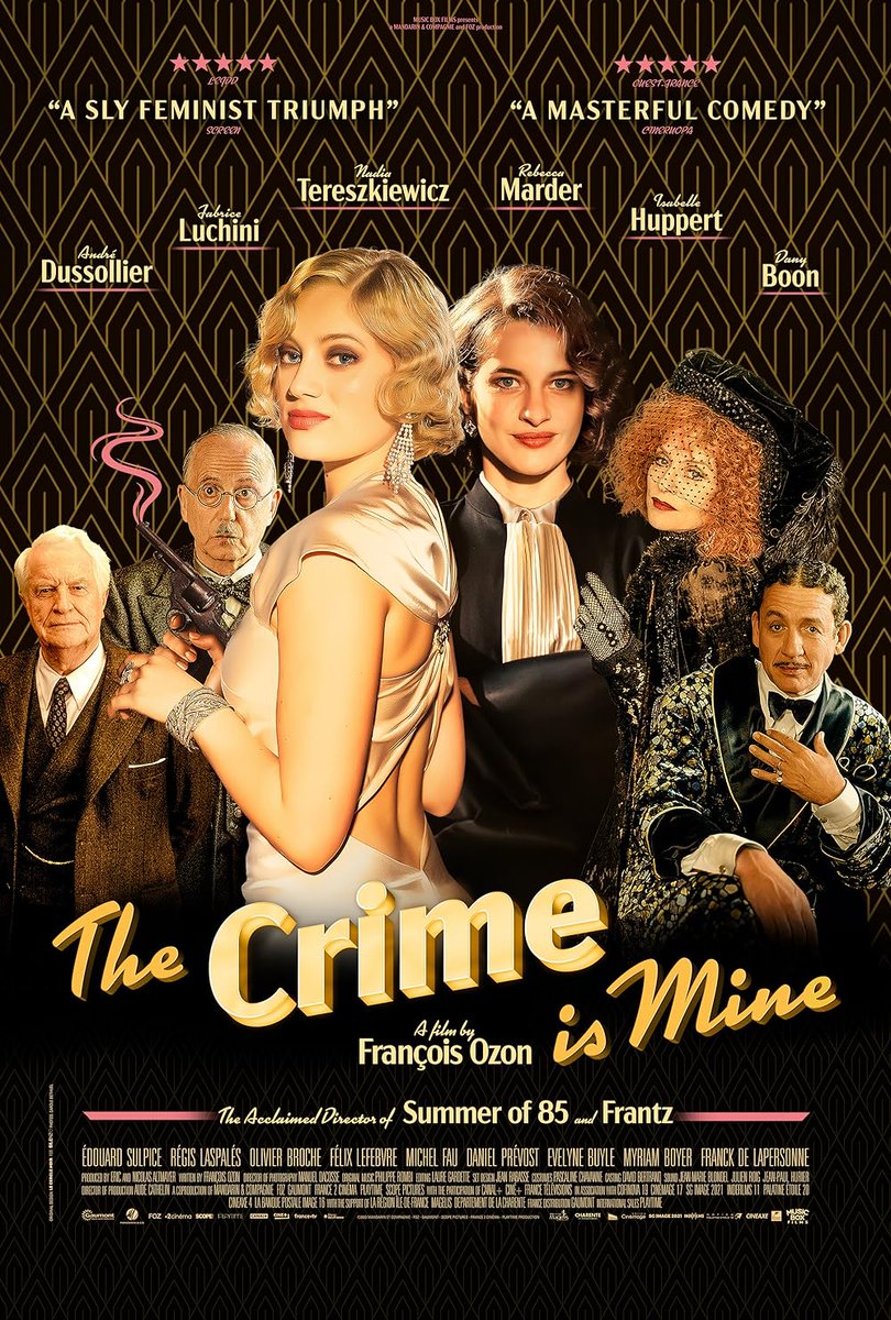 The Ryder is back this weekend with THE CRIME IS MINE!

Paris 1935, a young actress has just been acquitted of murdering a famous French producer. However this is where the story just begins. Is she really innocent or has she gotten away w/ murder? Check our site for details.