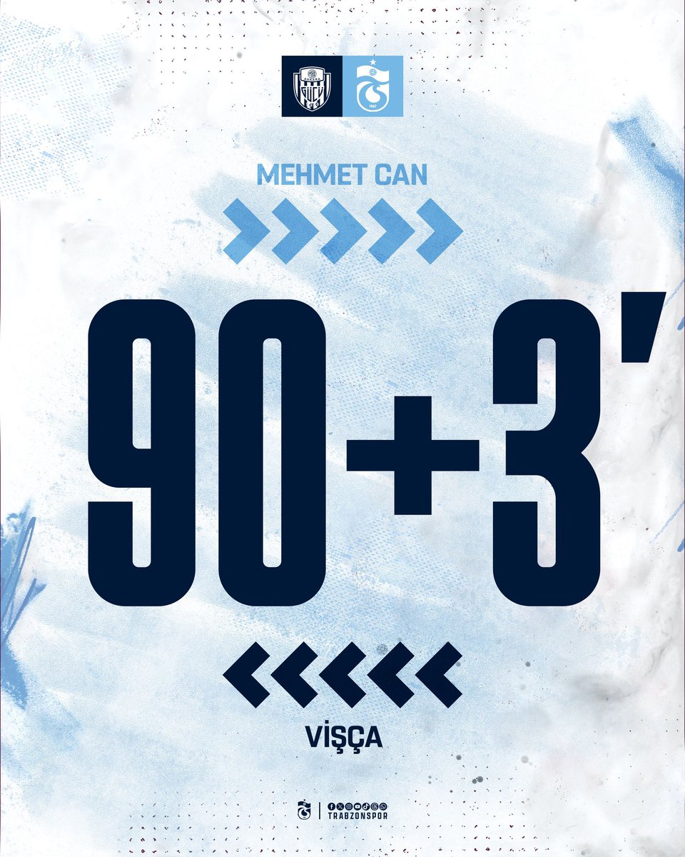 TrabzonsporEN's tweet photo. ⏱ 90+3' Substitution in our team: #ANKvTS

🟢 Mehmet Can
🔴 Vişça https://t.co/ILAby4Owlr