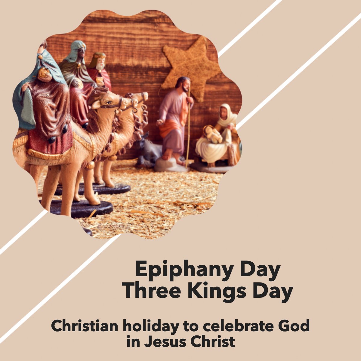 gentlegianttodd's tweet photo. Epiphany Day, also known as Three Kings Day 👑, is a Christian feast day that celebrates the three wise men's visit to baby Jesus and remembers his baptism 🙏.

#epiphany #threekingsday #christian #holiday #god #jesuschrist #statues
 #gentlegiant #gentlegiantrealtor https://t.co/u7cfVAZgYg