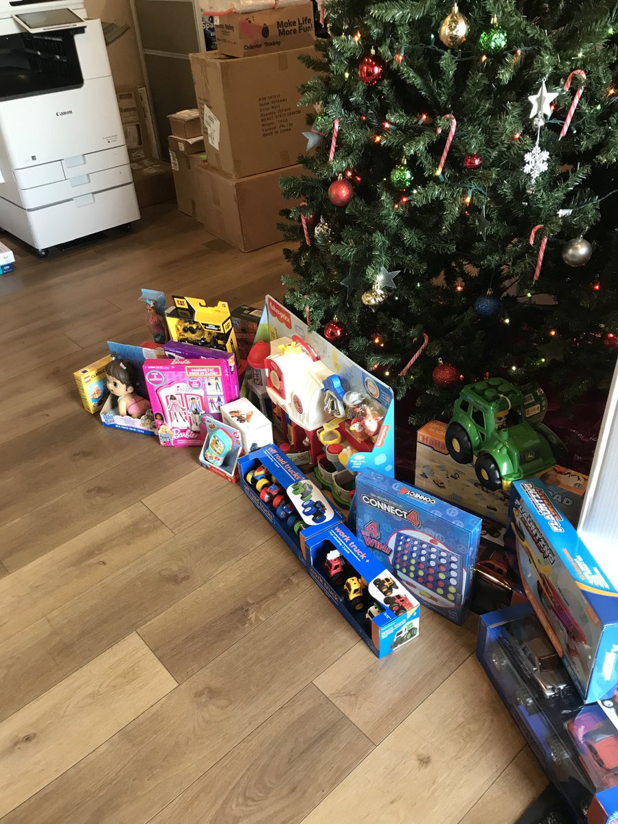McCreaWay's tweet photo. You all... 😍 We asked for toy donations for our toy drive last month, and we were blessed with generous donations from our team members! Thank you for your kindness at this time of the year!

Enjoy some pictures from our Delaware location drive! https://t.co/Goah1j1PO4