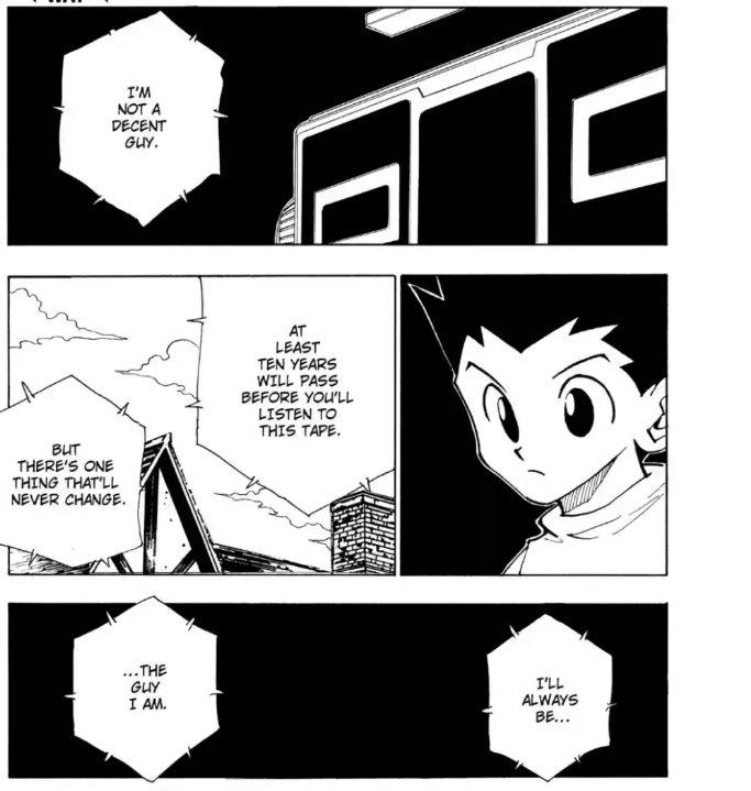 TopperGojo's tweet image. I appreciate his honesty but as someone who works with children and their parents this attitude is just hard to swallow for me, fiction or not haha. Ging is an asshole
#Hxh