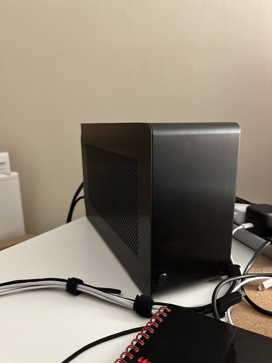 Custom built mini itx workstation/gaming PC for sale. My own rig

Gigabyte aourus b550i mini itx board 
AMD R5 2600 + noctua l9h low profile AM4 Cooler
Corsair 3200mhz 2x16gb RGB DDR4 RAM
EVGA Rtx 3060 12gb 
Crucial 1TB NVME ssd
Corsair sfx 650w psu
Dancase A4 v1.2 Mini itx case