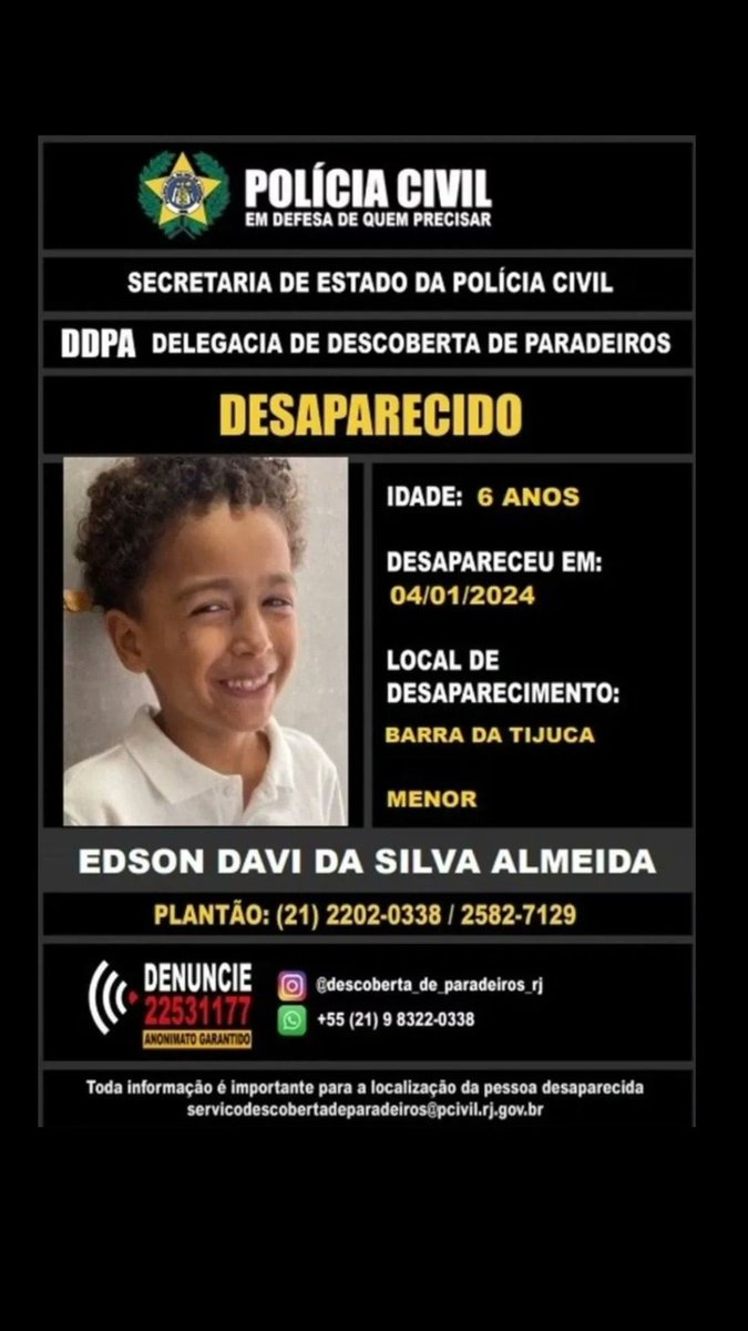 Amigos compartilhem para ajudar a encontrar ele logo 🙏🏾🙏🏾