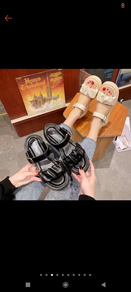 Aziaptr02's tweet image. sandal wanita import fashion😍 sandal slip-on wanita cantik dan terkiniian terpopular best seller🌼

💸Rp77.000. 
👇👇👇 Klik link untuk pembelian 
shope.ee/1qCm20Jh90?sha…