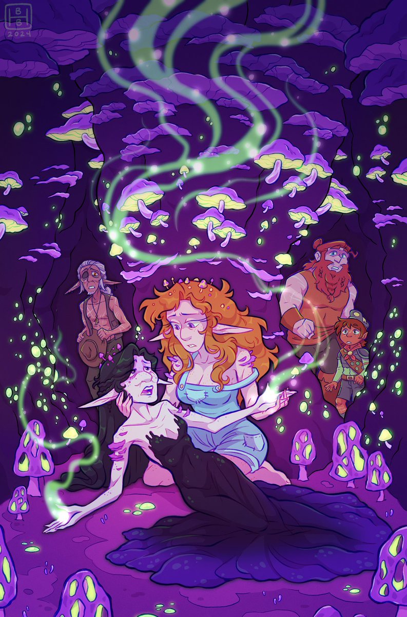 My gift for <a href="/a_majus/">maje 🪰</a> for the <a href="/naddpodgifting/">NADDPOD Gift Exchange 🎁🎲</a> exchange!! Had so much fun getting to draw this iconic Moonshine Moment. Happy Hoglidays!!
#NADDPod