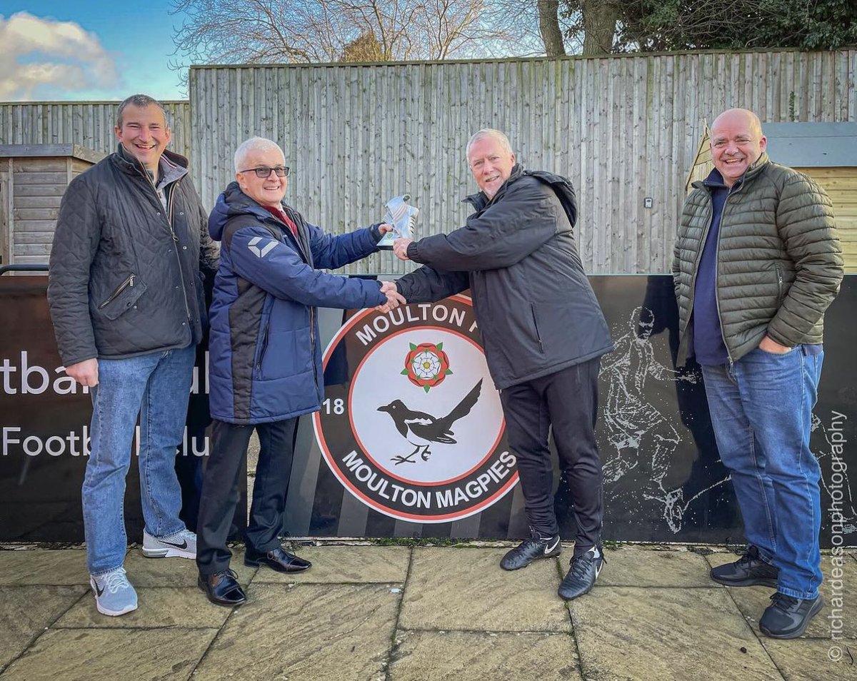 Moulton Football Club (@fc_moulton) on Twitter photo SPARTAN SOUTH MIDLANDS TEAM OF THE MONTH
We are absolutely delighted to be awarded the Team of the Month for November. After being unbeaten now for 13 games @ 12 straight wins we were awarded the trophy today from Dave Henham from the league. <a href="/NPTNFootball/">The Northamptonshire Football Podcast</a> <a href="/SpartanSMFL/">Spartan South Midlands</a> SPARTAN SOUTH MIDLANDS TEAM OF THE MONTH
We are absolutely delighted to be awarded the Team of the Month for November. After being unbeaten now for 13 games @ 12 straight wins we were awarded the trophy today from Dave Henham from the league. <a href="/NPTNFootball/">The Northamptonshire Football Podcast</a> <a href="/SpartanSMFL/">Spartan South Midlands</a>