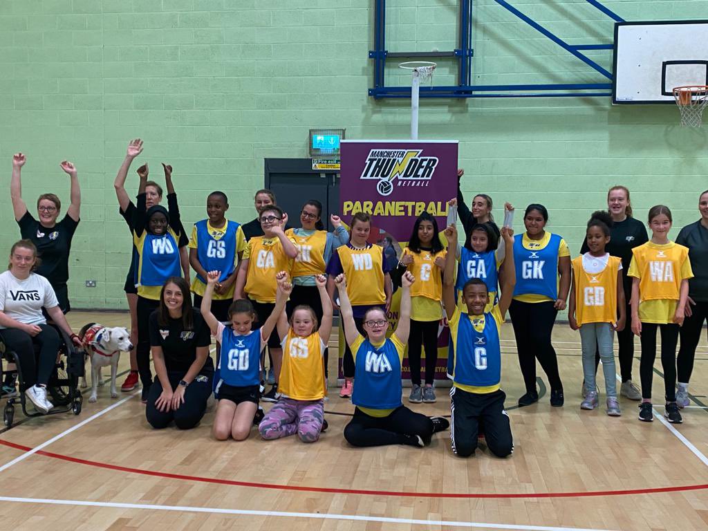 Great first session back to start 2024 <a href="/ThunderParaNet/">Thunder ParaNetball</a> 🖤💛💜 some amazing netball on show today 💪🥰
Fancy joining this amazing group playing netball?(everyone welcome regardless of netball experience) come along to Wythenshawe session on20 Jan 👍<a href="/thundernetball/">Manchester Thunder Netball</a> <a href="/EnglandNetball/">England Netball</a>
