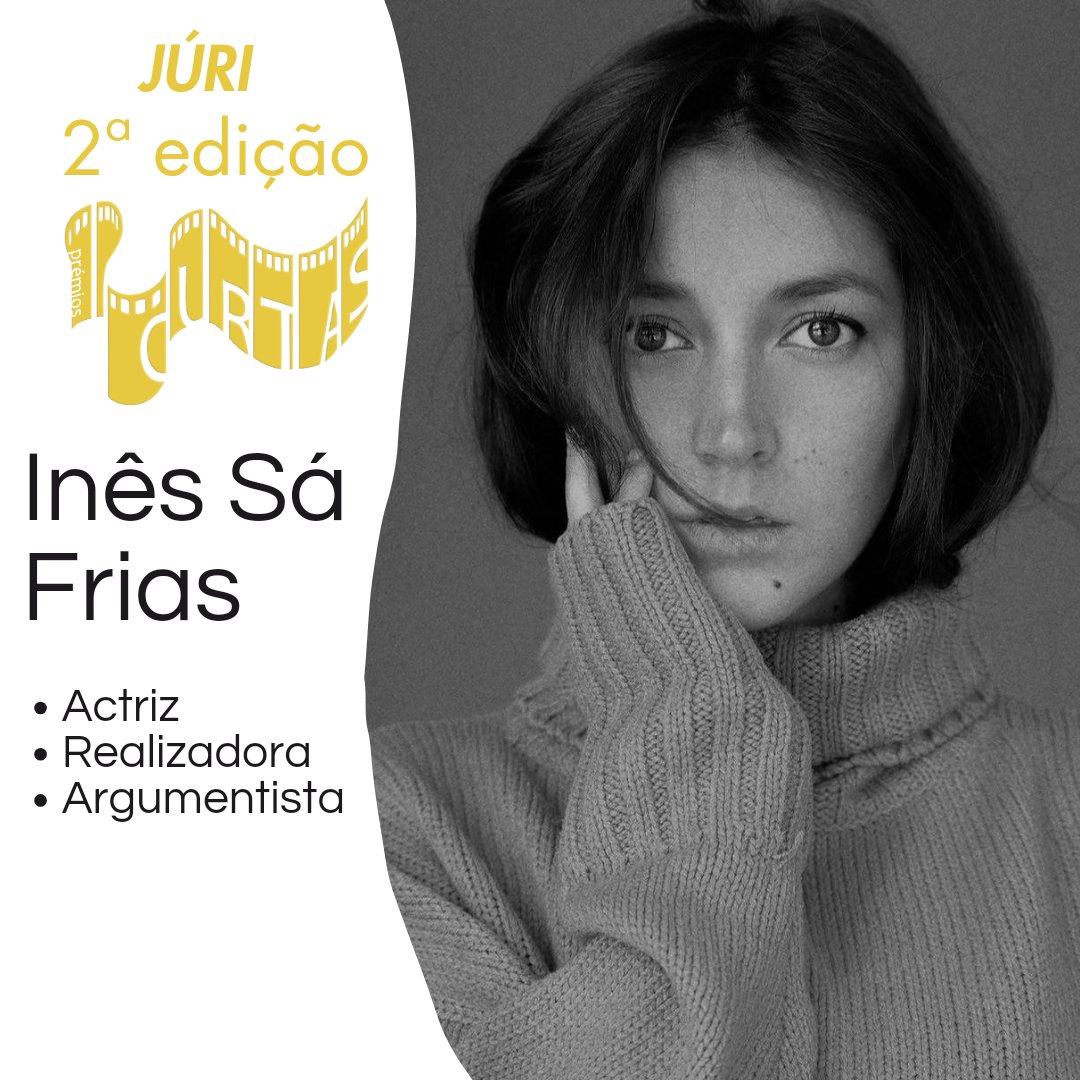 premioscurtas's tweet photo. Actriz, realizadora e argumentista, Inês Sá Frias junta-se ao Júri da 2ª edição dos Prémios Curtas.
Sê bem-vinda Inês!
#prémioscurtas #premioscurtas #inessafrias #júri #juri #jurada #2ªedição #prémiosdecinema #premiosdecinema #curtas #curtasportuguesas #cinemaportuguês https://t.co/MJkLq5eIkb