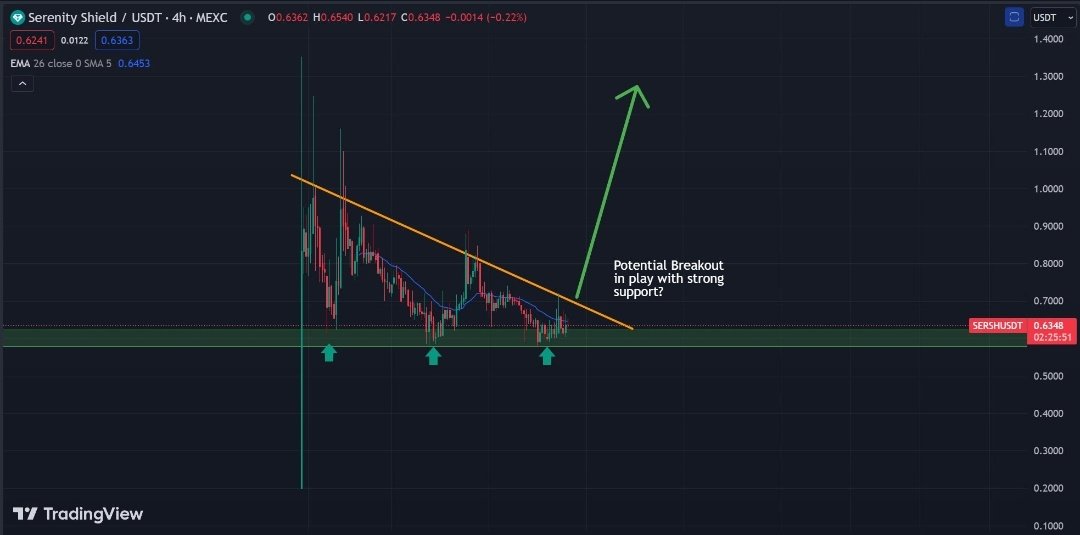 ayucharlottee's tweet photo. Just stumbled upon a potential gem! 🚀 Introducing @SerenityShield_, a game-changer in data storage and #crypto inheritance. 🛡️💾

📈 Chart is PRIMED for a BOOM! 💰 $SERSH token LIVE on @gate_io, @MEXC_Official, and #PancakeSwap. 
📊 Healthy metrics with LOW mcap & circulating supply.

🚀 New 2024 roadmap drops this Monday! Very BULLISH on this!!!

#blockchain #BTC #altcoin #100xgem