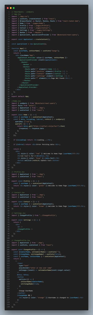 iemsanga's tweet image. Day 36/100      

ReactJS_Revision
-&amp;gt; ReactQuery - revisited
-&amp;gt; Custom hooks
-&amp;gt; Forms

github_repo:github.com/imsanga/FullSt…

#100DaysOfCode 
#documentingmycodingjourney