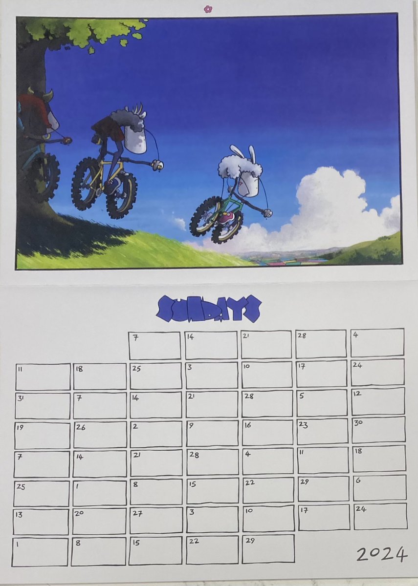 halseyhands1's tweet photo. “A month of Sundays”
Looking forward to filling this in… some of the days will include riding bicycles
Happy New Year!
#thisiswhy #mintsauce #MBUK https://t.co/0ujo4tQL2z