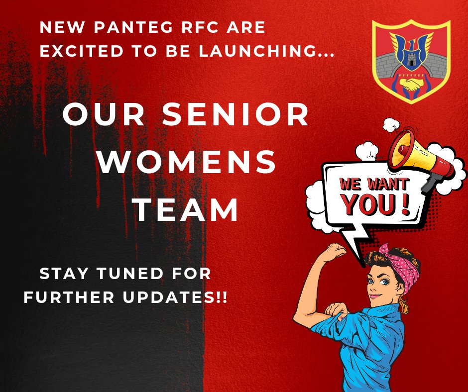 Looking forward to taking on this challenge & being part of the coaching team... Exciting times for Women's Rugby in Torfean & long over due!!
#SheCanSheWill #rugbypassion
